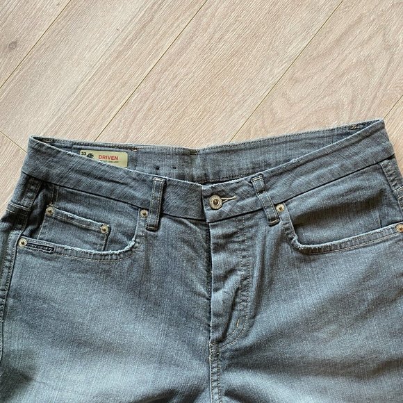 Vintage Buffalo Jeans David Bitton Driven Dyed Gray Men's Size 33x32 - Picture 12 of 15